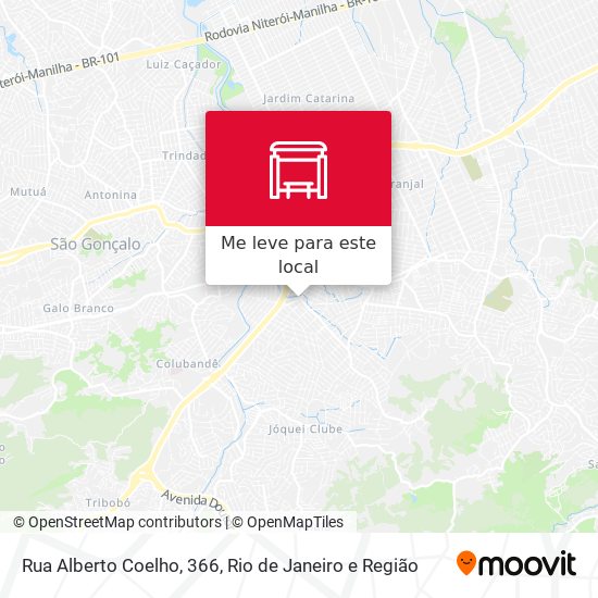 Rua Alberto Coelho, 366 mapa