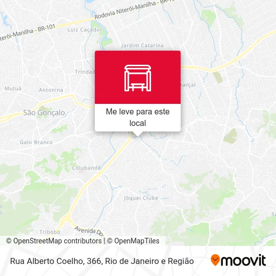 Rua Alberto Coelho, 366 mapa