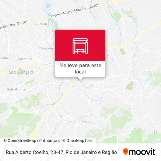 Rua Alberto Coelho, 23-47 mapa