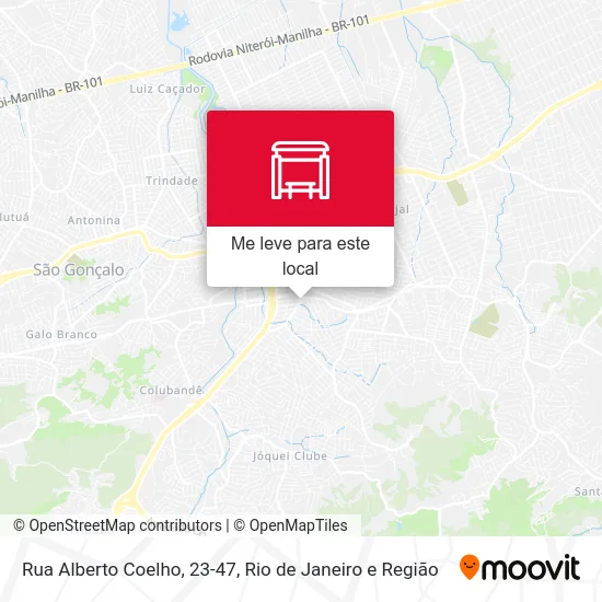 Rua Alberto Coelho, 23-47 mapa