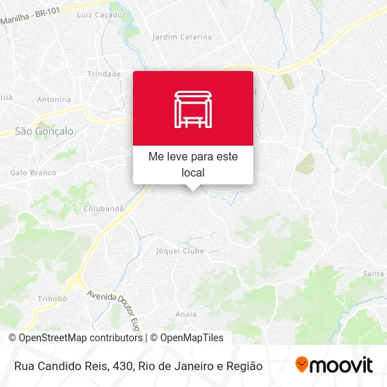 Rua Candido Reis, 430 mapa