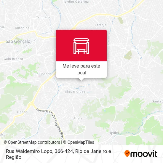 Rua Waldemiro Lopo, 366-424 mapa