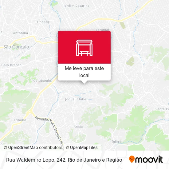 Rua Waldemiro Lopo, 242 mapa