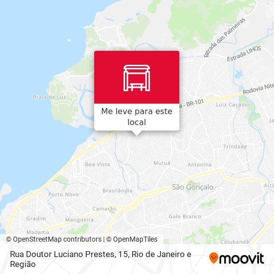 Rua Doutor Luciano Prestes, 15 mapa