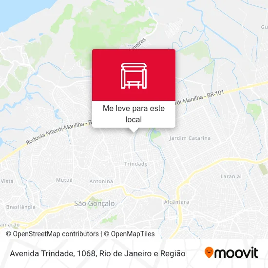 Avenida Trindade, 1068 mapa