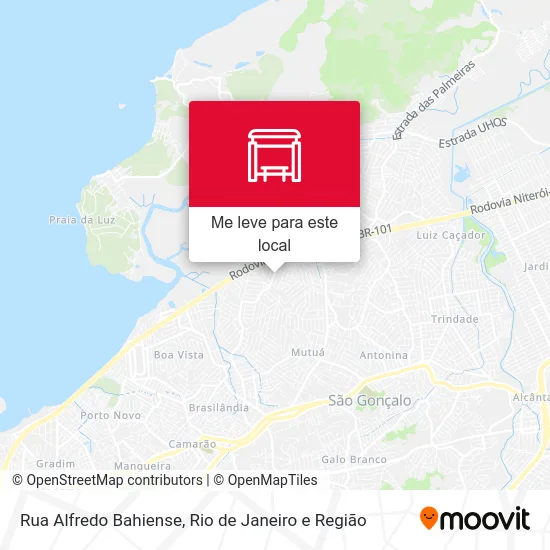Rua Alfredo Bahiense mapa