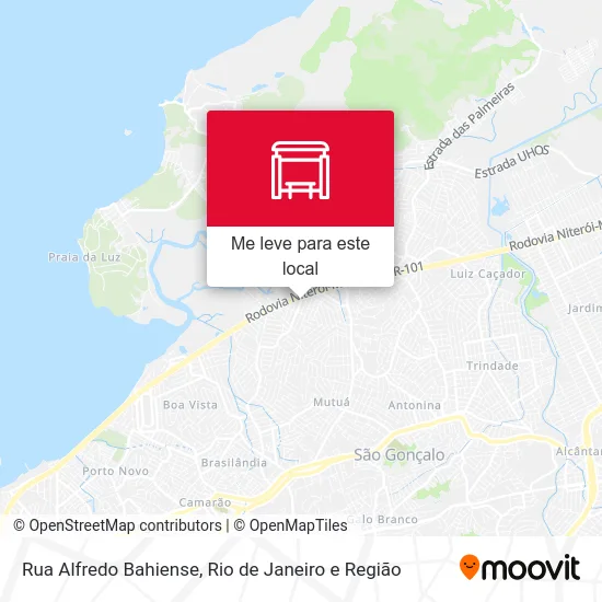 Rua Alfredo Bahiense mapa
