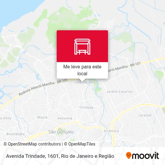 Avenida Trindade, 1601 mapa