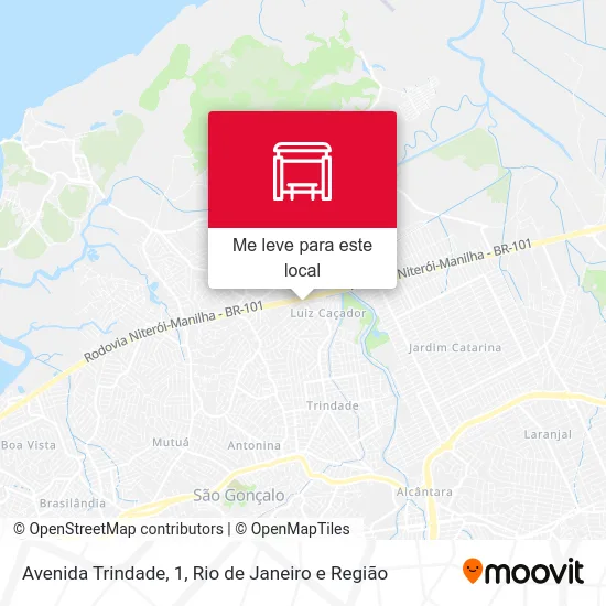 Avenida Trindade, 1 mapa