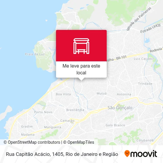 Rua Capitão Acácio, 1405 mapa