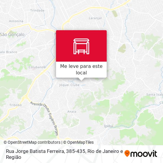Rua Jorge Batista Ferreira, 385-435 mapa