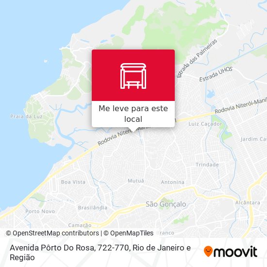 Avenida Pôrto Do Rosa, 722-770 mapa