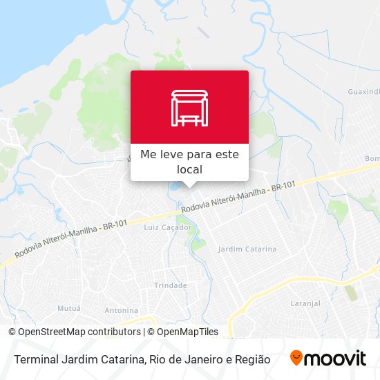Terminal Jardim Catarina mapa