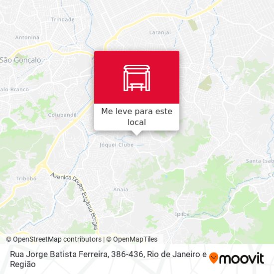 Rua Jorge Batista Ferreira, 386-436 mapa