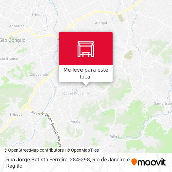 Rua Jorge Batista Ferreira, 284-298 mapa