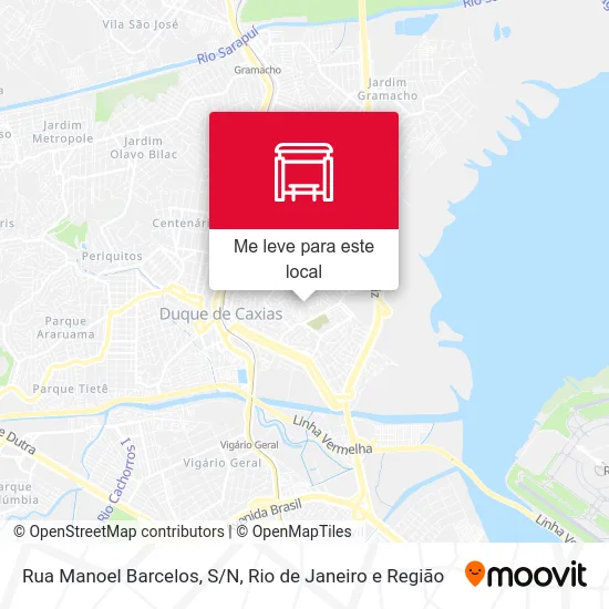 Rua Manoel Barcelos, S/N mapa