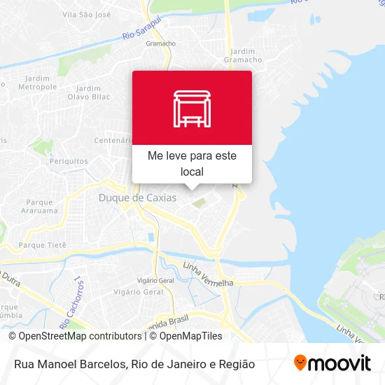 Rua Manoel Barcelos mapa