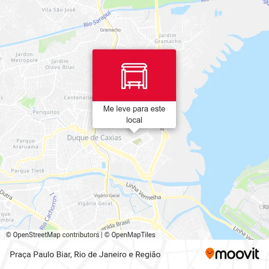 Praça Paulo Biar mapa