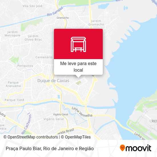 Praça Paulo Biar mapa