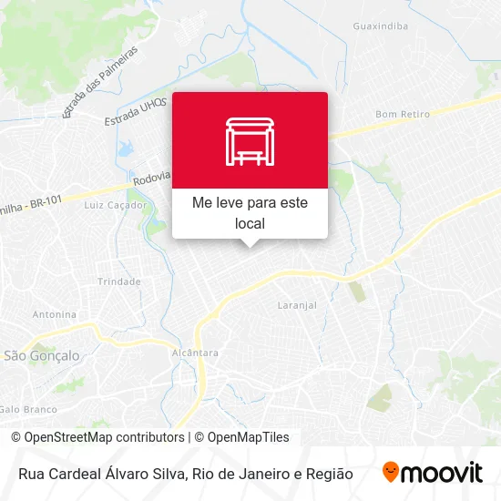 Rua Cardeal Álvaro Silva mapa