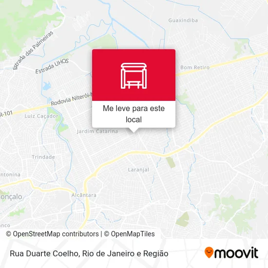 Rua Duarte Coelho mapa
