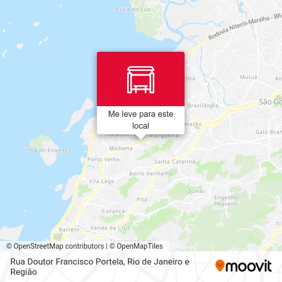 Rua Doutor Francisco Portela mapa