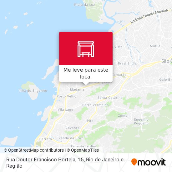 Rua Doutor Francisco Portela, 15 mapa