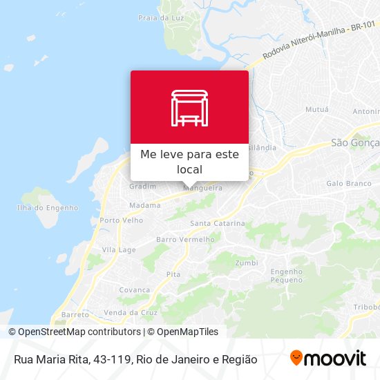 Rua Maria Rita, 43-119 mapa