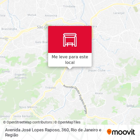 Avenida José Lopes Raposo, 360 mapa