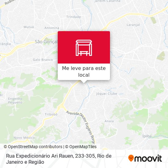 Rua Expedicionário Ari Rauen, 233-305 mapa
