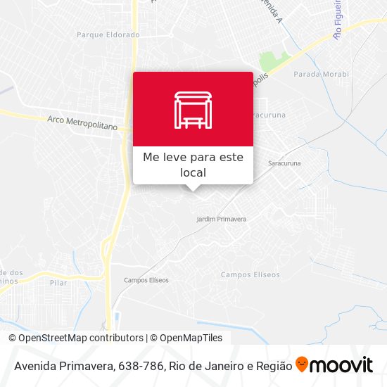 Avenida Primavera, 638-786 mapa