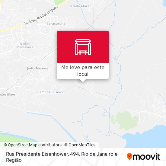 Rua Presidente Eisenhower, 494 mapa