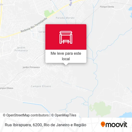Rua Ibirapuera, 6200 mapa