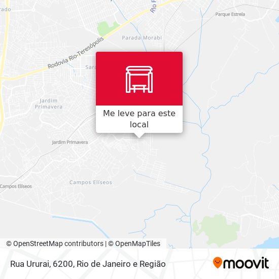 Rua Ururai, 6200 mapa