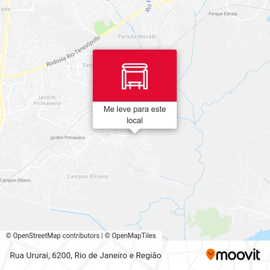 Rua Ururai, 6200 mapa