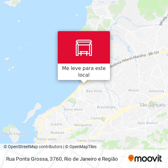 Rua Ponta Grossa, 3760 mapa