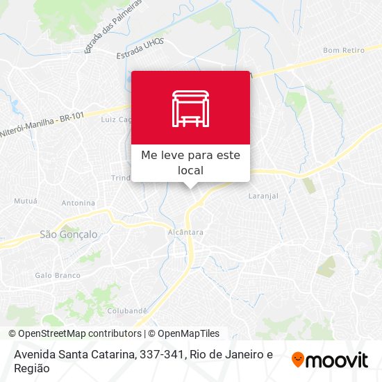 Avenida Santa Catarina, 337-341 mapa