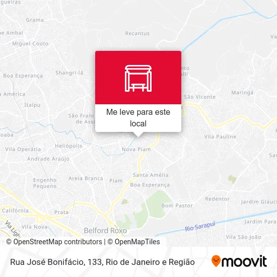 Rua José Bonifácio, 133 mapa