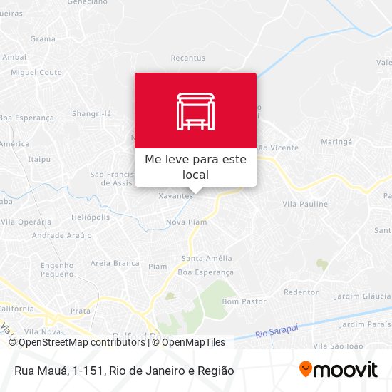 Rua Mauá, 1-151 mapa