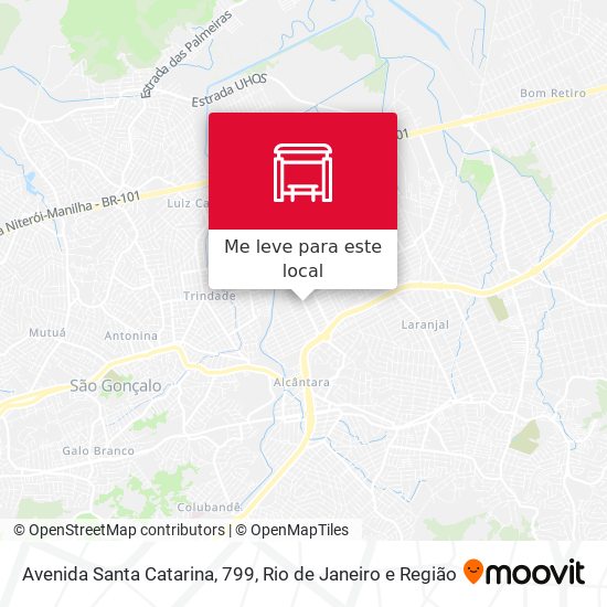 Avenida Santa Catarina, 799 mapa
