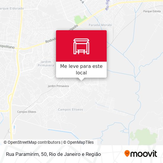 Rua Paramirim, 50 mapa