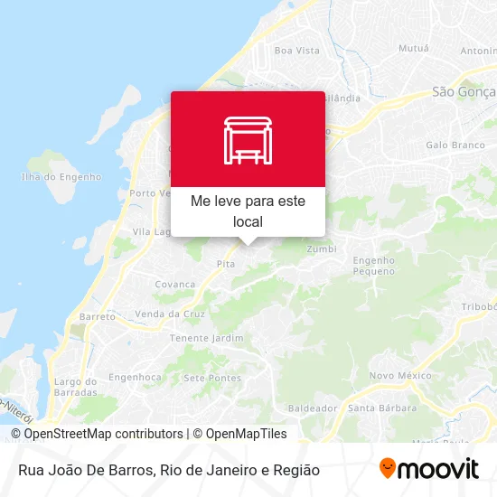 Rua João De Barros mapa