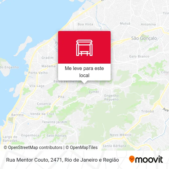 Rua Mentor Couto, 2471 mapa