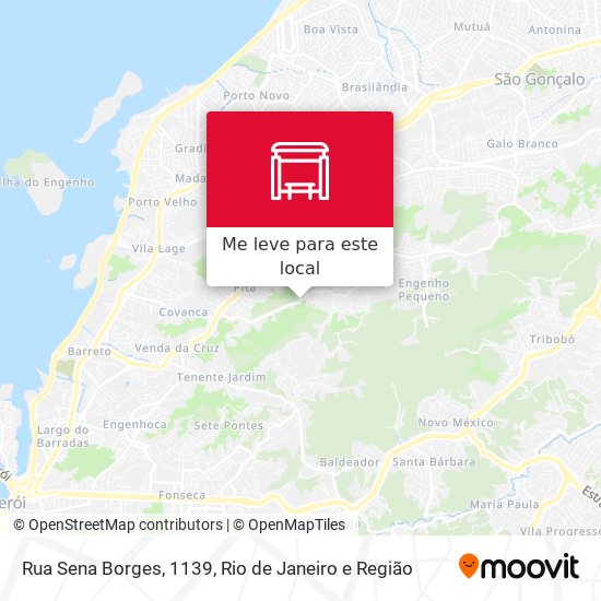 Rua Sena Borges, 1139 mapa