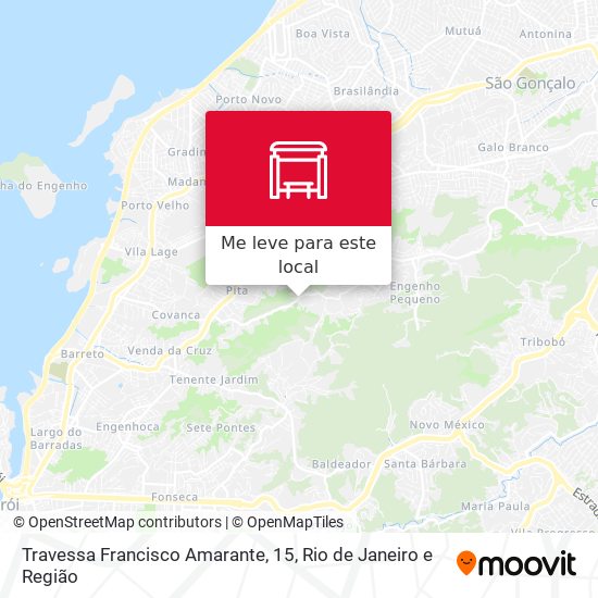 Travessa Francisco Amarante, 15 mapa
