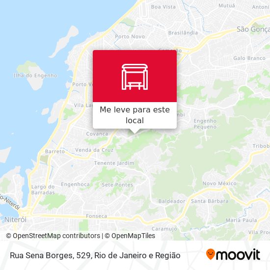 Rua Sena Borges, 529 mapa