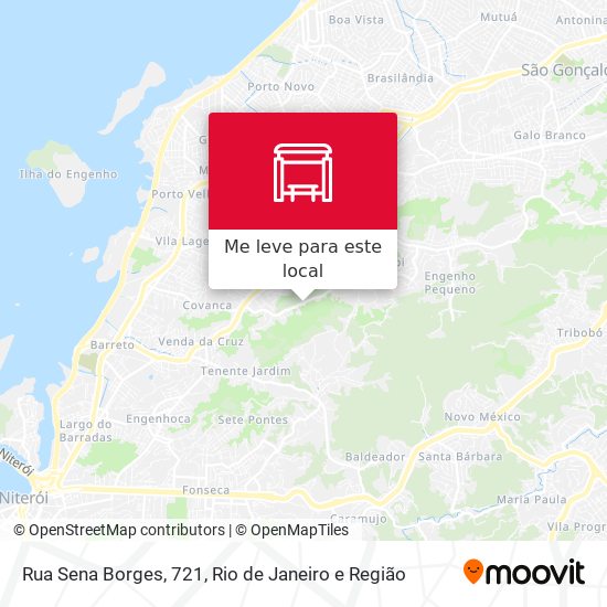 Rua Sena Borges, 721 mapa