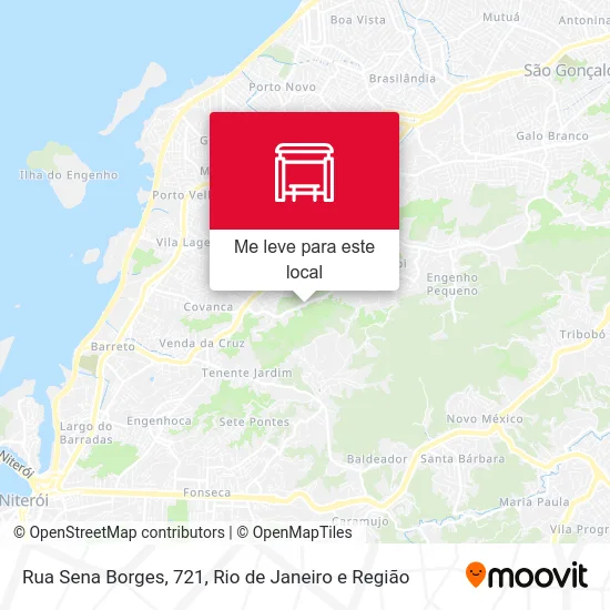 Rua Sena Borges, 721 mapa