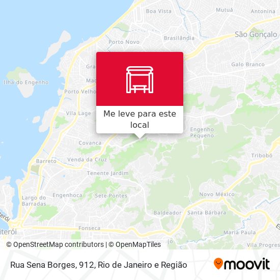 Rua Sena Borges, 912 mapa