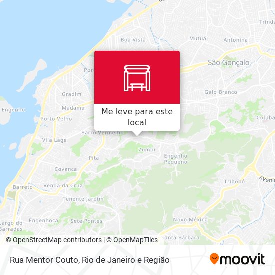 Rua Mentor Couto mapa